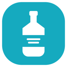 Download Cyan Cold Brew Bottle Favicon