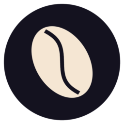 Download Dark Coffee Bean Favicon PNG