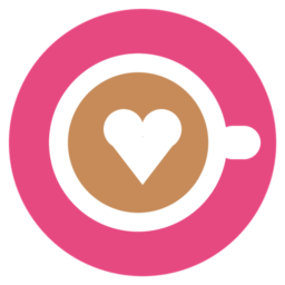 Download Pink Latte Art Cup Favicon PNG